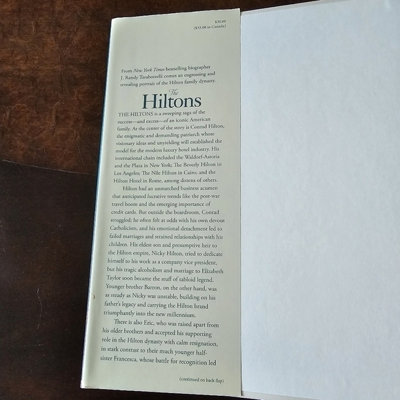 The Hiltons: The True Story of an American Dynasty Hardcover Book, Taraborrelli - Picture 6 of 11